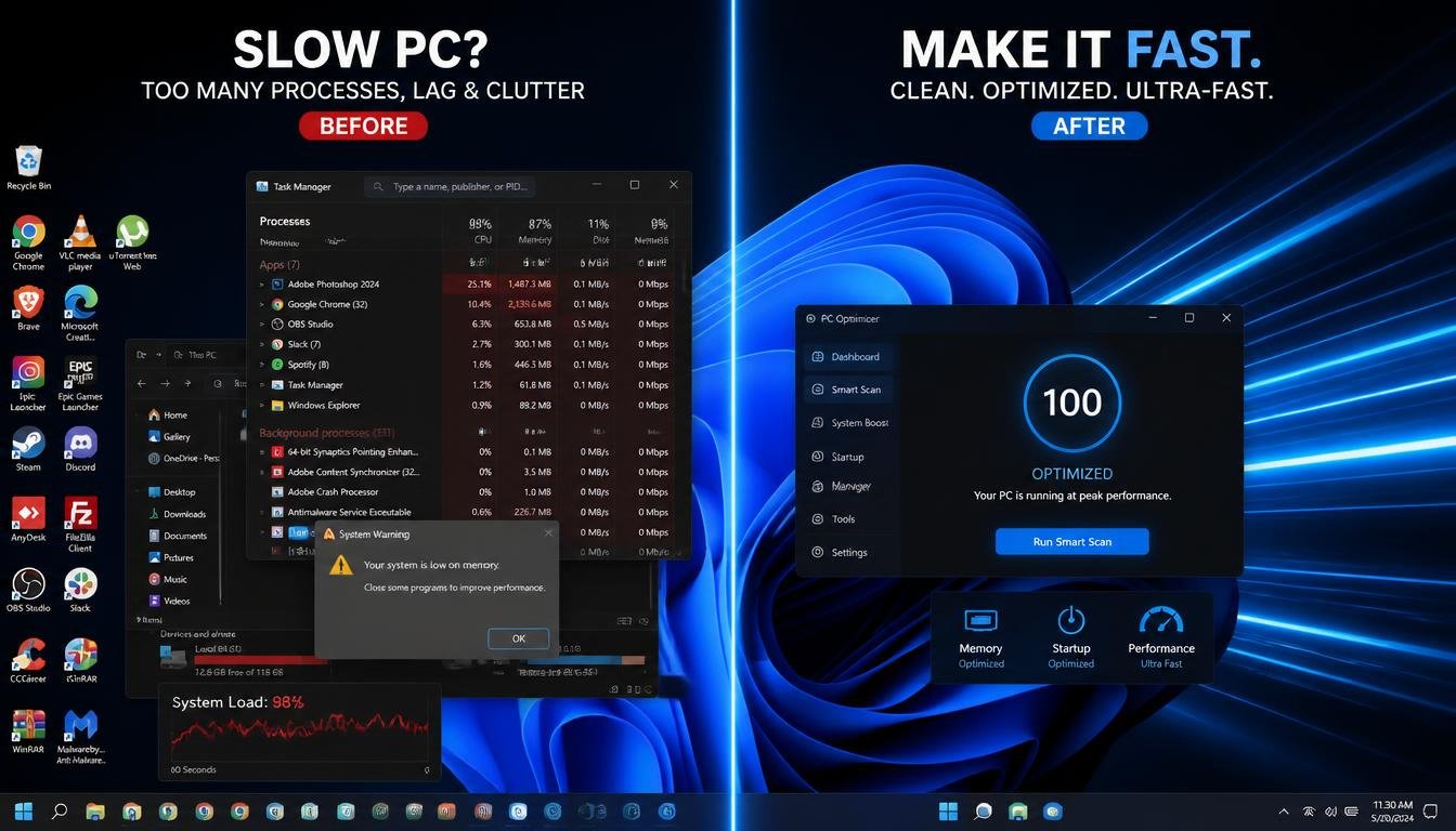 Windows 11 debloating and system performance optimization guide banner